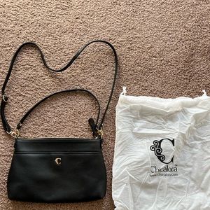 Brand: Chicaloca Adella black bag/ Real leather /New!
